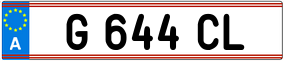 Truck License Plate